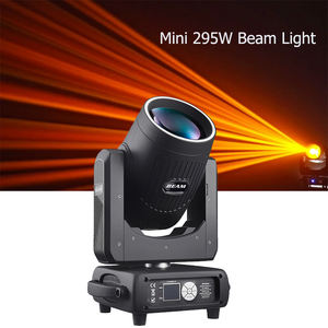 Projecteur de scène à tête mobile Coral 295W Beam, contrôle DMX512 4 degrés, <span class=keywords><strong>ampoule</strong></span> <span class=keywords><strong>halogène</strong></span> IP33, 16 canaux, effet de changement de couleur, Ra80, pour discothèque, concert, DJ - Product Image 3