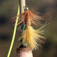 Woll-Klopf-Streamer-Flieger Messingkopf-Gummibasen Fischen Fliegen Pike-Bass Regenbogen-Kristall-Streamer Forellen-Angeln-Köder