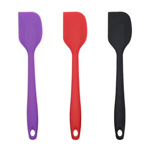 Espátula de silicona con Mango integrado de tamaño pequeño, cocina Universal para masa, helado, pastel, caja cortadora resistente al calor, embalaje - Product Image 4