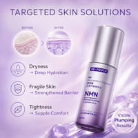 Sérum Apaisant et Hydratant Non Gras à Absorption Rapide pour Peaux Sensibles, Essence Active Triple Pureté N°1, Direct Fabricant Beauté Naturelle