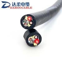 Câble Ethernet hybride en cuivre série Darou HPN, câble robotique composite haute flexibilité 2 alimentations + 8 conducteurs, gaine PUR pour chaîne porte-câbles