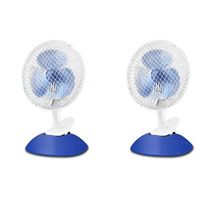Ventilateur de table portable mini électrique en plastique de 6 pouces/18 W avec clip