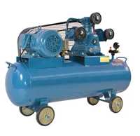 CHIC 0.36 /8 4Hp 3.0kw 8Bar Segments de Piston Courroie Compresseur d'air d'occasion lubrifié mécaniquement pour un usage domestique 10 Bar Pression de travail