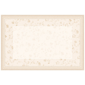 Tapis amovible et lavable, style crème français, rectangulaire, pour salon et chambre, lavable en machine, double couche, insonorisant - Product Image 3