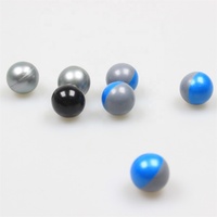 Billes de peinture bicolores PEG et gélatine pour sports d'équipe en plein air - Calibre 0,68 - Solubles dans l'eau - Non toxiques - Biodégradables