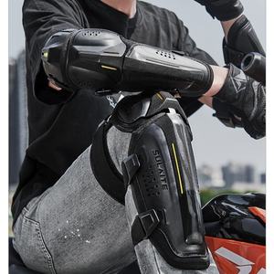Genouillères de skateboard toutes saisons antidérapantes, respirantes, résistantes à l'usure, kit de genouillères de <span class=keywords><strong>moto</strong></span> - Product Image 4