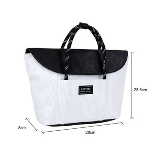 Custom Logo RPET Bags Shopping Personalized Printing Women Tyvek <b>Tote</b> Bag - Product Image 3