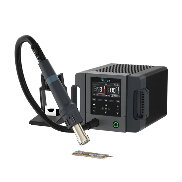QUICK 861PRO 1300W 220V/110V Smart Hot Air Desoldering Station BGA SMD Rework Station for Mobile Phone Motherboard PCB Repair