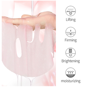 Masker penguat kulit kilau merah muda mengencangkan hidrasi Vitamin B12 Salmon Dna Pdrn merah muda Vita lapisan perawatan kulit masker wajah Korea - Product Image 3