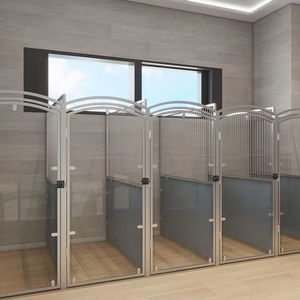 Evcil hayvan kulubesi özel geri çekilebilir köpek kulübesi köpek Run kulübesi sistemi AEOLUS modüler kafes paslanmaz çelik köpek yatılı - Product Image 1