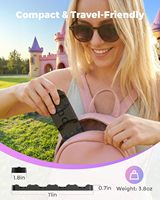 Station de charge 4-en-1 portable pour MagicBand+ Plus, charge rapide en 90 minutes, station d'accueil 4 emplacements, idéale pour les voyages
