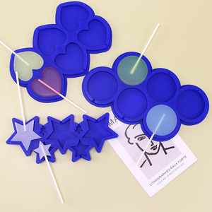 HY 3shapes Lollipop Molds <strong>Lollypop</strong> Sucker <strong>Sticks</strong> for Hard Candy Children Family Gatherings Birthday Parties - Product Image 2