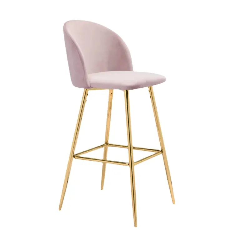 La mejor silla alta de cocina XY, taburete alto moderno para el hogar, cocina para Bar, silla alta, taburete de Bar nórdico dorado