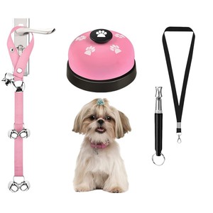 กระดิ่งสำหรับสุนัขรุ่นอัพเกรด สำหรับติดประตูบ้าน ฝึกขับถ่าย ฝึกออกไปข้างนอก กระดิ่งสำหรับลูกสุนัข สุนัข หมา น้องหมา - Product Image 1