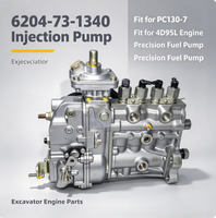 Pompa di Iniezione Carburante 6204-73-1340 ad Alta Pressione per Escavatore PC60-7 PC78US-6 4D95L S4D95LE