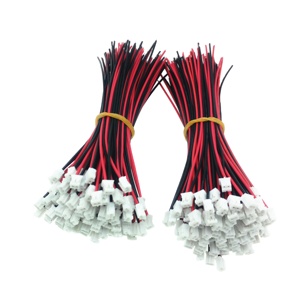 JST PH 2.0mm Pitch 2pin Connector <b>Terminal</b> Wire Harness with 26AWG UL1007 <b>Battery</b> Wire Harness Assembly - Product Image 1