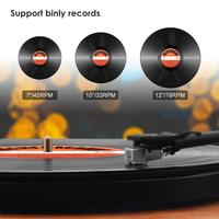Cvnc — lecteur d'enregistrement rétro en vinyle, avec cartouche magnétique et double haut-parleur