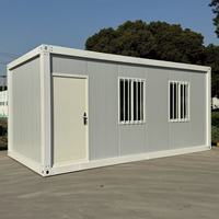 Maison de conteneur modulaire en acier préconstruite de 20 pieds minuscule bureau à domicile sur le chantier de construction préfabriqué détachable Casas Contenedor