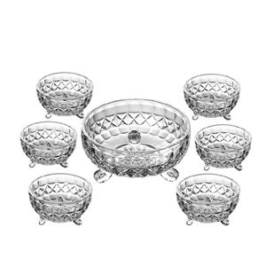 Hoge Witte Clear 7Pcs Soep/Salade/Fruit Glazen Kom <span class=keywords><strong>Set</strong></span> Voor Diner <span class=keywords><strong>Set</strong></span> 5Pcs Glazen Kom <span class=keywords><strong>set</strong></span> Met Fabriek Prijs - Product Image 5