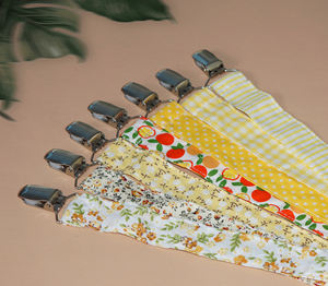 Clip para chupete de algodón 100%, soporte para pezón para niños y bebés, soporte para chupete Attache - Product Image 3