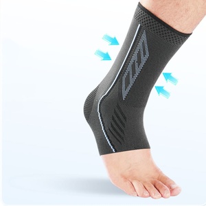 Protección elástica transpirable para los pies con logotipo personalizado, protector de tobillo tejido para deportes de baloncesto para atletas y entusiastas del fitness - Product Image 6