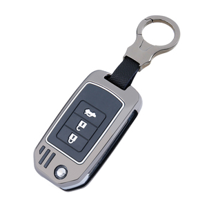 เคสฝาครอบกุญแจรีโมตรถยนต์ซิลิกาเจลโลหะแบบฝาพับสำหรับ Honda Civic HRV CRV XRV Crider <span class=keywords><strong>Odyssey</strong></span> พอดีกับอุปกรณ์เสริม2015 2018 - Product Image 6