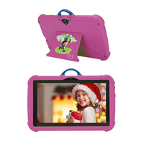 Tableta Educativa para Niños de 7 Pulgadas Más Vendida, Android 14, Wi-Fi, Juegos de Aprendizaje Escolar, Tableta PC con Procesador OEM C8 MTK