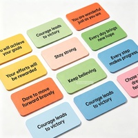 Cartes d'affirmation pour la méditation et le soulagement de l'anxiété sur la santé mentale, en papier recyclable, impression personnalisée, haute qualité, avec support
