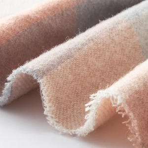 Bufanda a cuadros de lana Manta de invierno para hombres y mujeres Cálido 30% Lana 70% Bambú Chales a cuadros Cachemira - Product Image 3