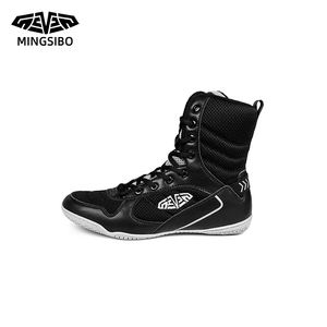 Zapatos de Boxeo Personalizados, Zapatos de Entrenamiento de Combate en Interiores, Zapatillas Deportivas Ligeras para Hombre y Mujer, Zapatos de Lucha Libre - Product Image 4
