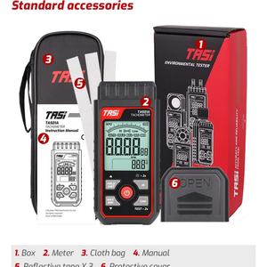 TASI TA501A Probador de Cables de Red Industrial, Rastreador de Cables Telefónicos Analógicos, Localizador de Líneas, Pantalla LCD, Señal de 3KM - Product Image 2