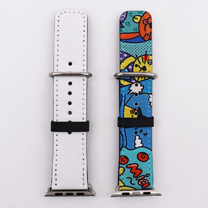 Bracelets de montre intelligents en cuir vierges pour sublimation, personnalisables par impression par transfert thermique, pour bracelets de montre - Product Image 2