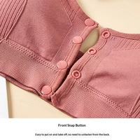 Nouveau Soutien-Gorge Bralette Sans Bretelles pour Femmes Adultes, Dos Nudité, Rembourrage Intégré, Fort Maintien, Sans Coutures, Respirant, Type Débardeur de Sport