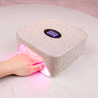 Lampe à ongles UV LED sans fil 54W à induction intelligente, pour gel et strass étincelants