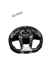 Volante Deportivo de Cuero y Fibra de Carbono para Mercedes-Benz para <span class=keywords><strong>AMG</strong></span> <span class=keywords><strong>GT</strong></span> <span class=keywords><strong>63s</strong></span> W205 W166 W177 W204 W217 W222 C63 E63 S63 G63 CLS - Product Image 6