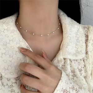Collar de joyería de perlas nupcial elegante coreano, a la moda de borla pendientes largos, Gargantilla de perlas delicadas para <span class=keywords><strong>mi</strong></span> <span class=keywords><strong>hija</strong></span> - Product Image 2