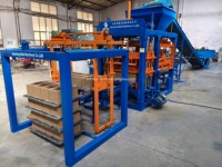QT4-15 Vente directe usine Machine automatique de fabrication de briques en béton marque BRK Ligne de production de briques avec PLC et surveillance à distance de haute qualité Garantie 1 an