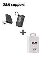 Batterie externe magnétique portable OEM tendance 10000 mAh 22,5 W PD à charge rapide pour téléphones