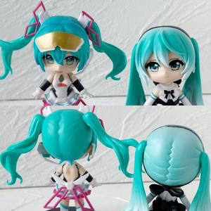 6 pièces/ensemble, figurines de 10 cm, version Q, ange Miku, figurine en PVC, figurine d'anime, attrapeur d'œufs gachapon, jeu de prix, jouets - Product Image 4