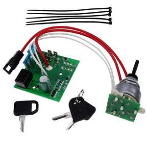 Am131841 Ignition <b>Switch</b> For John Deere Tractors One <b>Touch</b> Start With Key And Wiring Harness - Product Image 4