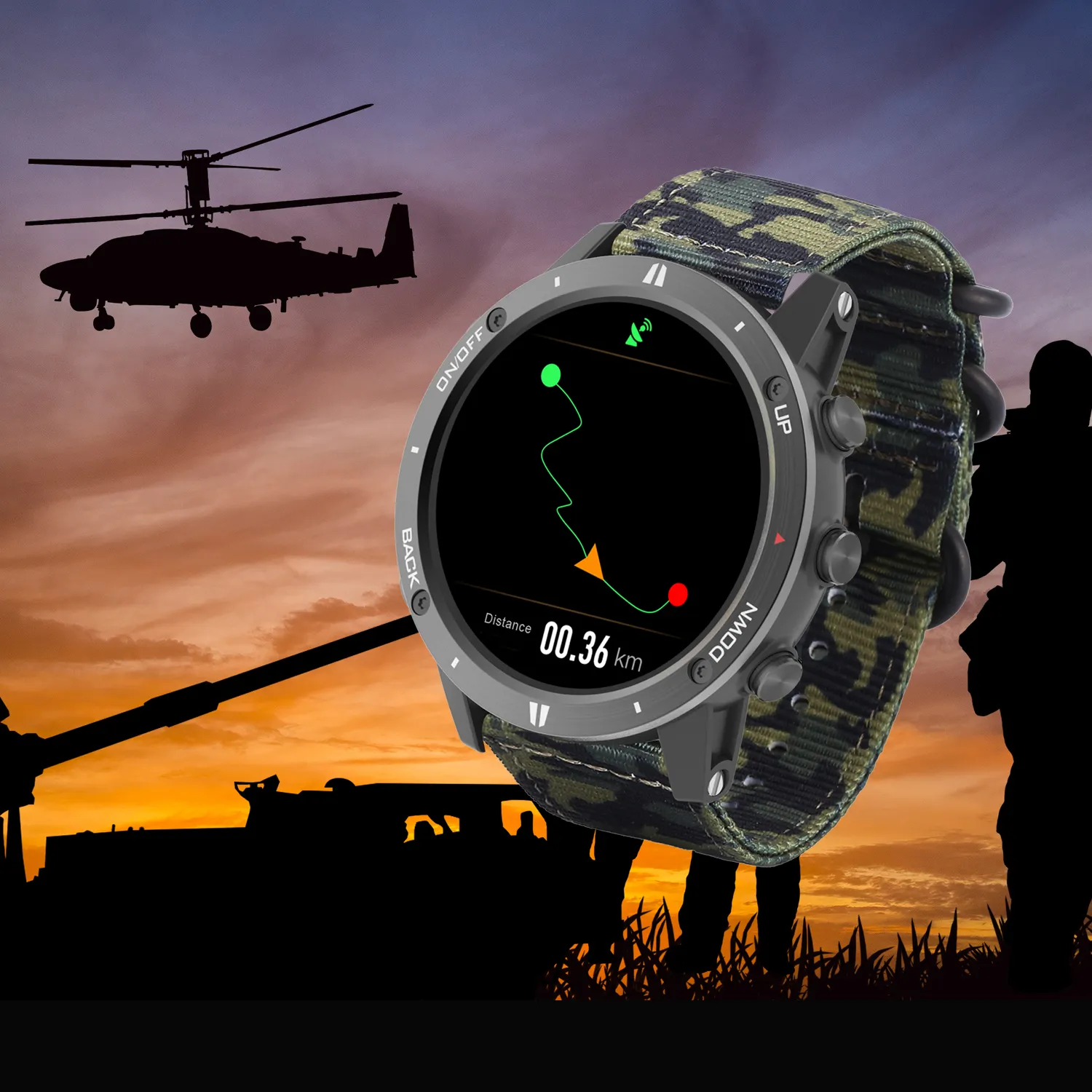 SUNROAD G5 2023 Smart Watch mit 1,3 Zoll AMOLED-Display 4G-Unterstützung und schneller Aufladung für Sport und Schlafüberwachung