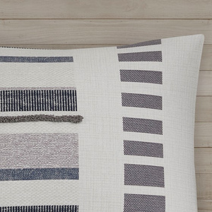 Ensemble de housse de couette imprimé en coton DB 3 pièces avec garnitures literie élégante pour le confort et le style - Product Image 3