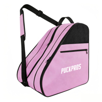 Sac à patins de hockey triangulaire respirant en Oxford 600D avec poignée et bandoulière réglable