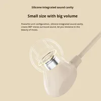 Écouteurs filaires en silicone JL, intra-auriculaires, interface Type-C, confortables pour le sommeil, longue durée d'utilisation, sans réduction de bruit, non étanches