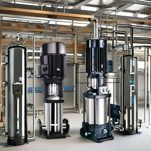 Pompe centrifuge submersible verticale multi-étages haute pression en acier inoxydable pour applications marines et d'assainissement OEM - Product Image 3
