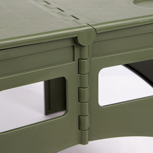 Thời Trang Xách Tay Gấp Bàn Thuận Tiện Bảng Top Nhựa Tái Chế Màu Xanh Lá Cây Bảng Sinh Viên Nhà Cắm Trại Với Xử Lý - Product Image 6