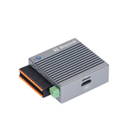 Mini PC AI Edge Gateway RK3566, Controlador Inteligente con 2 Puertos LAN Gigabit, 6 Puertos RS485, Aislamiento por Optoacoplador 4DI+4DO, Controlador Gateway de 9-36V CC