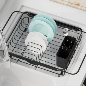 Estante <span class=keywords><strong>de</strong></span> secado <span class=keywords><strong>de</strong></span> <span class=keywords><strong>platos</strong></span> para mostrador <span class=keywords><strong>de</strong></span> cocina con soporte para cubiertos Estante para <span class=keywords><strong>platos</strong></span> <span class=keywords><strong>Escurridor</strong></span> <span class=keywords><strong>de</strong></span> fregadero - Product Image 5