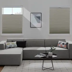 High Quality Day And Night Horizontal Cellular Blinds Cordless Honeycomb Roller Blinds Window Built In For Living Room
