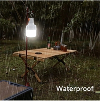 Tente d'urgence de l'ampoule solaire portable suspendue pour l'extérieur Lampe à led Lampes de camping rechargeables